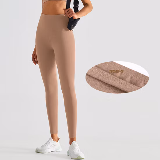 High Quality Yoga Pants Women&prime; S Slim High Waist Peach Hip Fitness Pants Running Sport Leggings