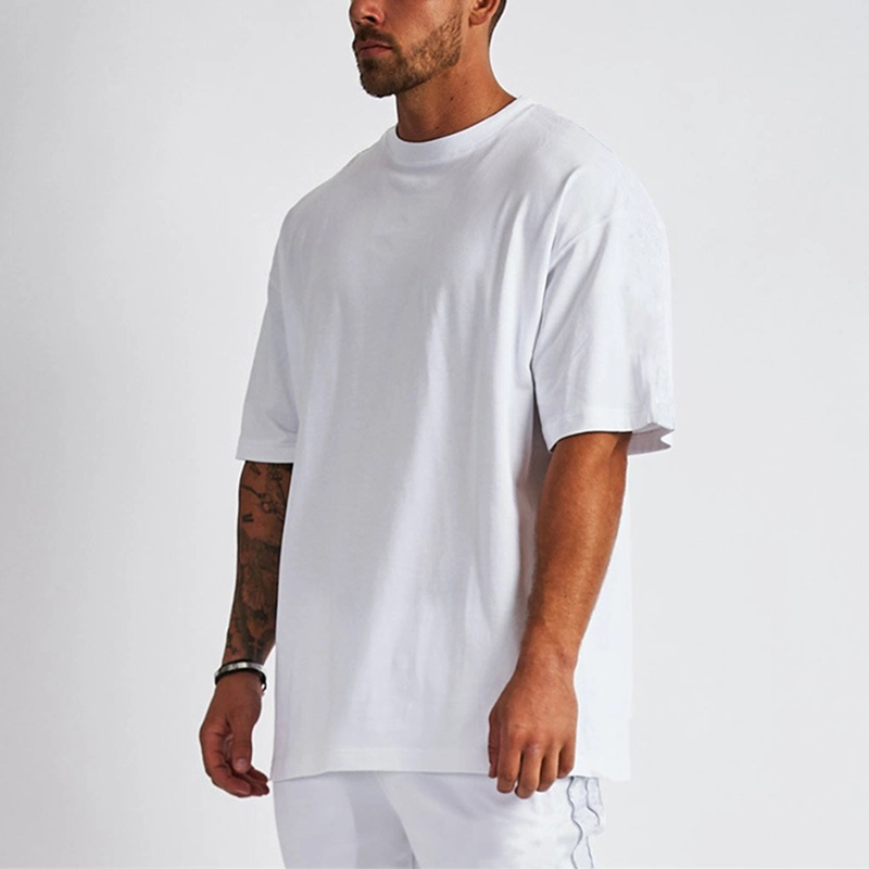 High Quality Men′ S Summer Plain T Shirts White Tee Shirt Custom Print Mens Tshirts Blanks Oversized T-Shirts