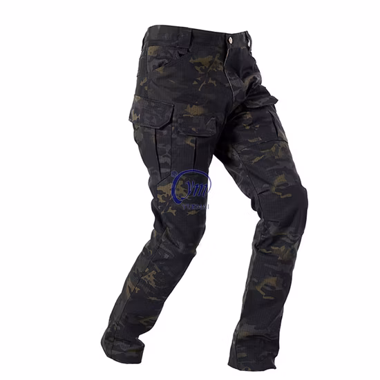 남성용 전술 바지 카고 립